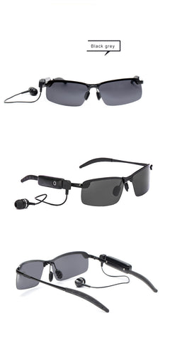 Smart Stereo Bluetooth Glasses with Polarized Lenses