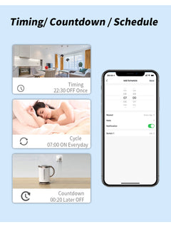 Smart WIFI Socket with AI Voice Control and Power Meter