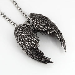 Titanium Steel Wing Necklace