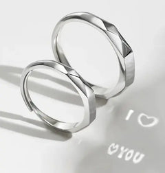 Secret Love Silver Engagement Ring