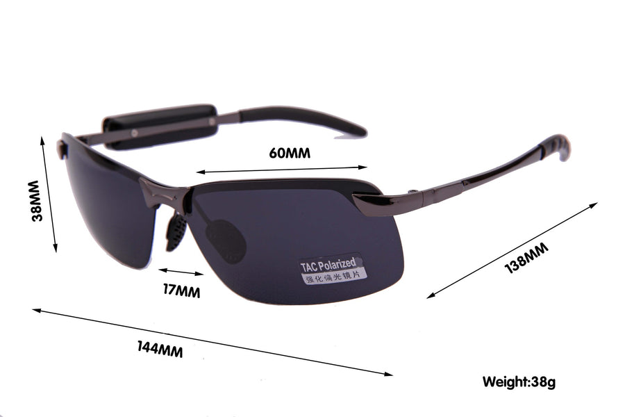 Smart Stereo Bluetooth Glasses with Polarized Lenses
