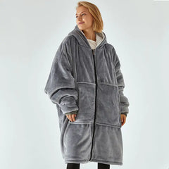 Plush Comfort Hooded Blanket