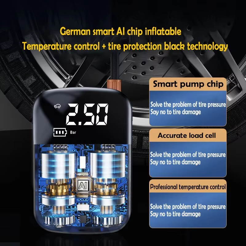 Wireless Car Tire Inflator & Air Compressor