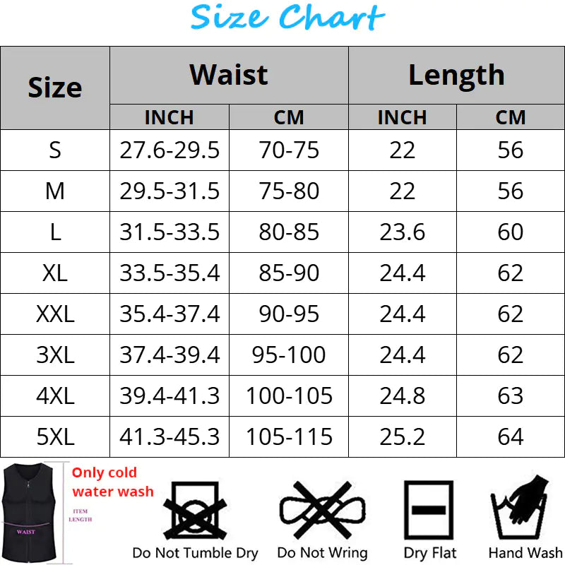 Men's Sculpting Neoprene Sauna Vest