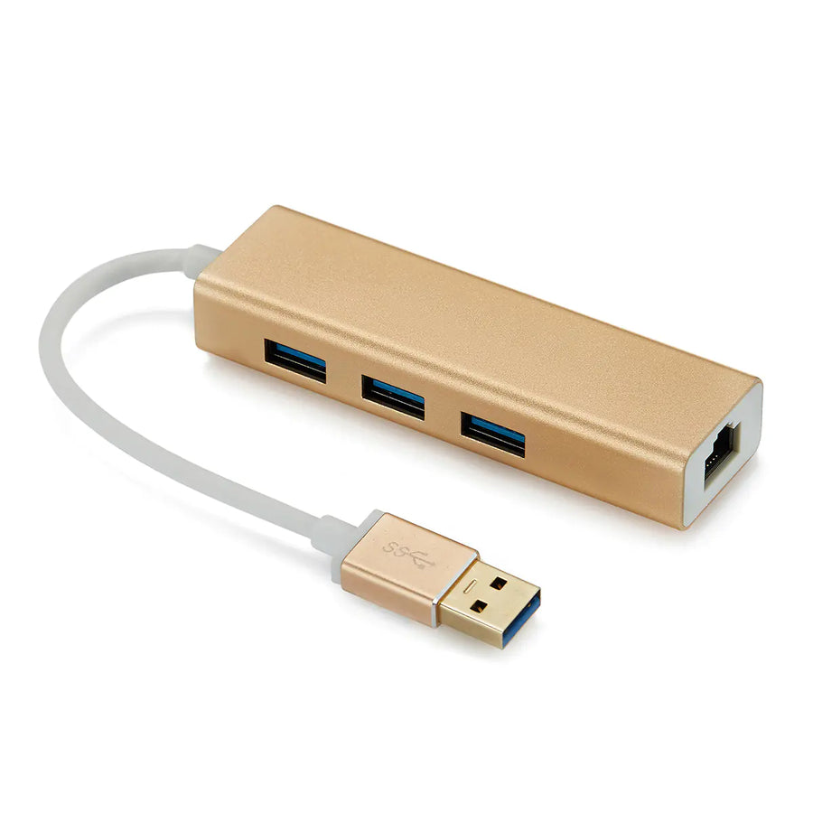 Gigabit Ethernet & USB 3.0 Multiport Hub