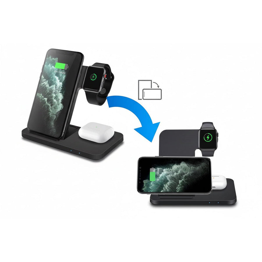 3in1 Wireless Fast Charger Dock Station