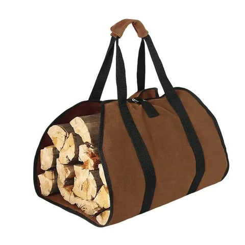 Outdoor Firewood Tote Bag