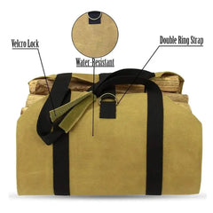 Outdoor Firewood Tote Bag