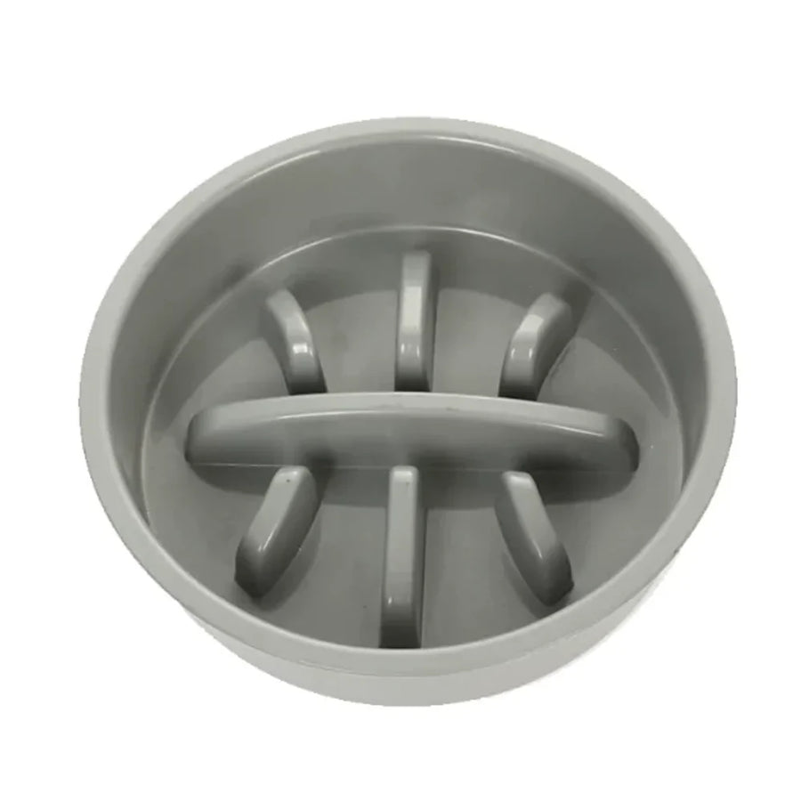Elevated Slow-Feed Dog Bowl