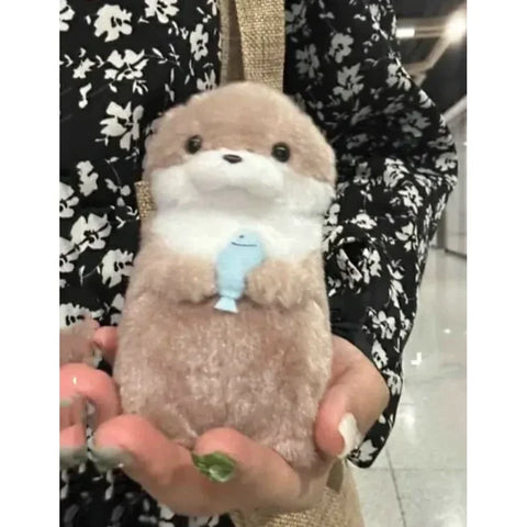Cute Little Otter Stuffed Fish Doll