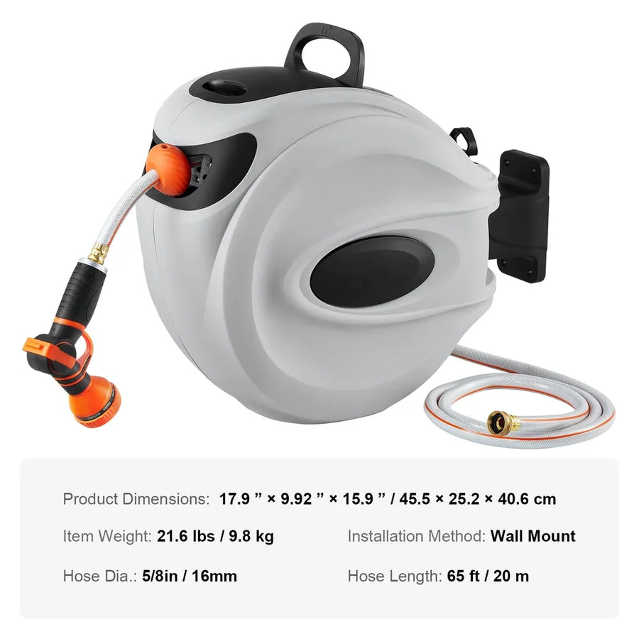 VEVOR Wall-Mount Swivel Hose Reel