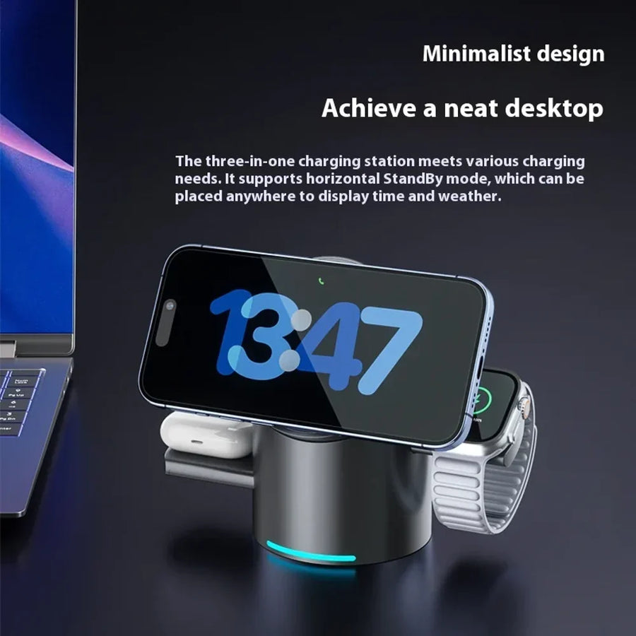 Magnetic Trio Fast Charge Dock