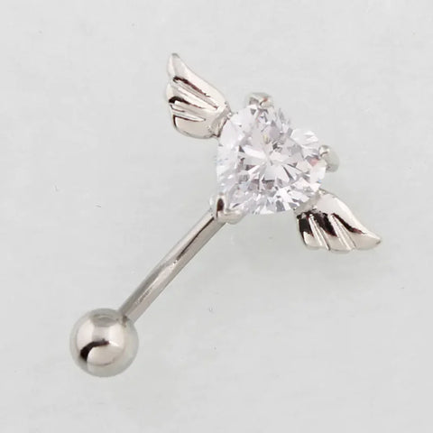 HeartWing Sparkle Belly Ring