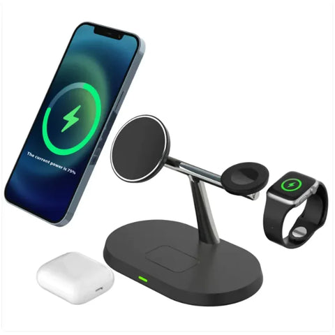 Tri-Power Wireless Charging Station