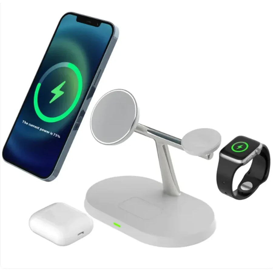 Tri-Power Wireless Charging Station