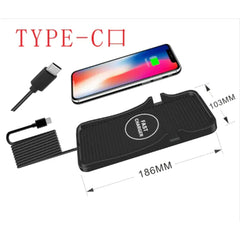 Dual-Function Car Charger Anti-Slip Mat