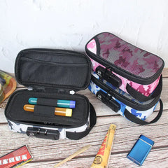 Secure Odor-Shield Travel Pouch with Lock