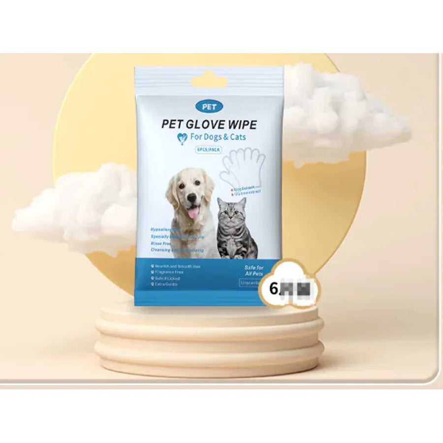 Pet Cleaning Gloves & Wipes