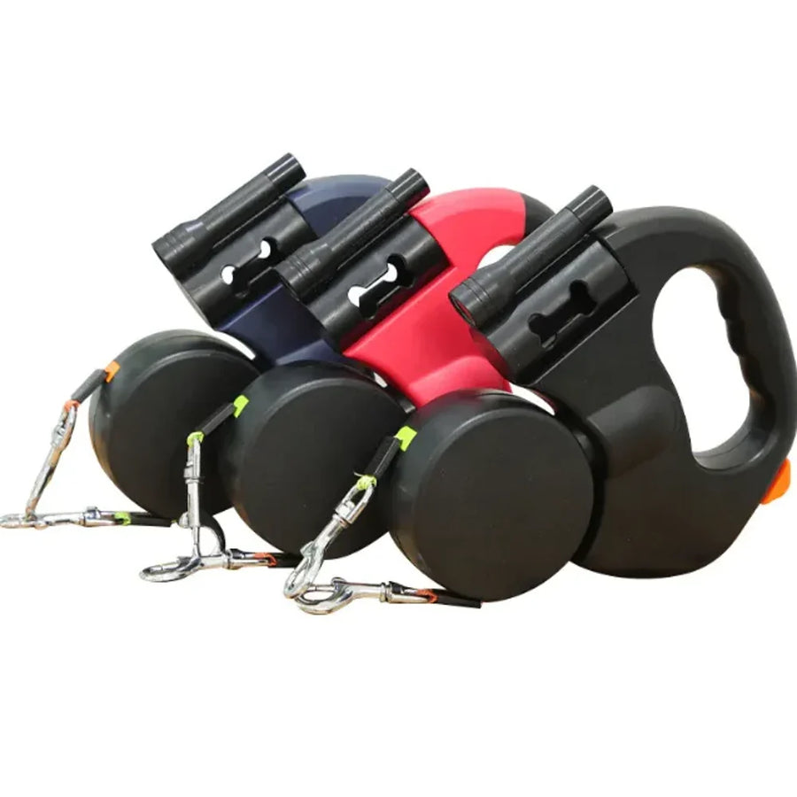 Auto Double Dog Leash