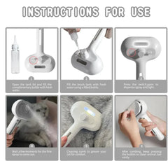 Pet Hair Spray Brush