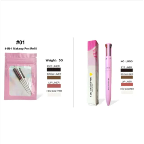 4-in-1 Multi-Use Makeup Brush