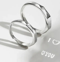 Secret Love Silver Engagement Ring