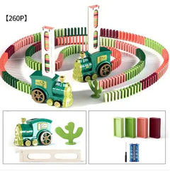 Electric Train Domino Blocks