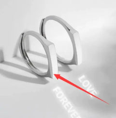 Secret Love Silver Engagement Ring