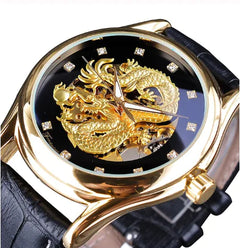 Luminous Dragon Skeleton Men's Watch