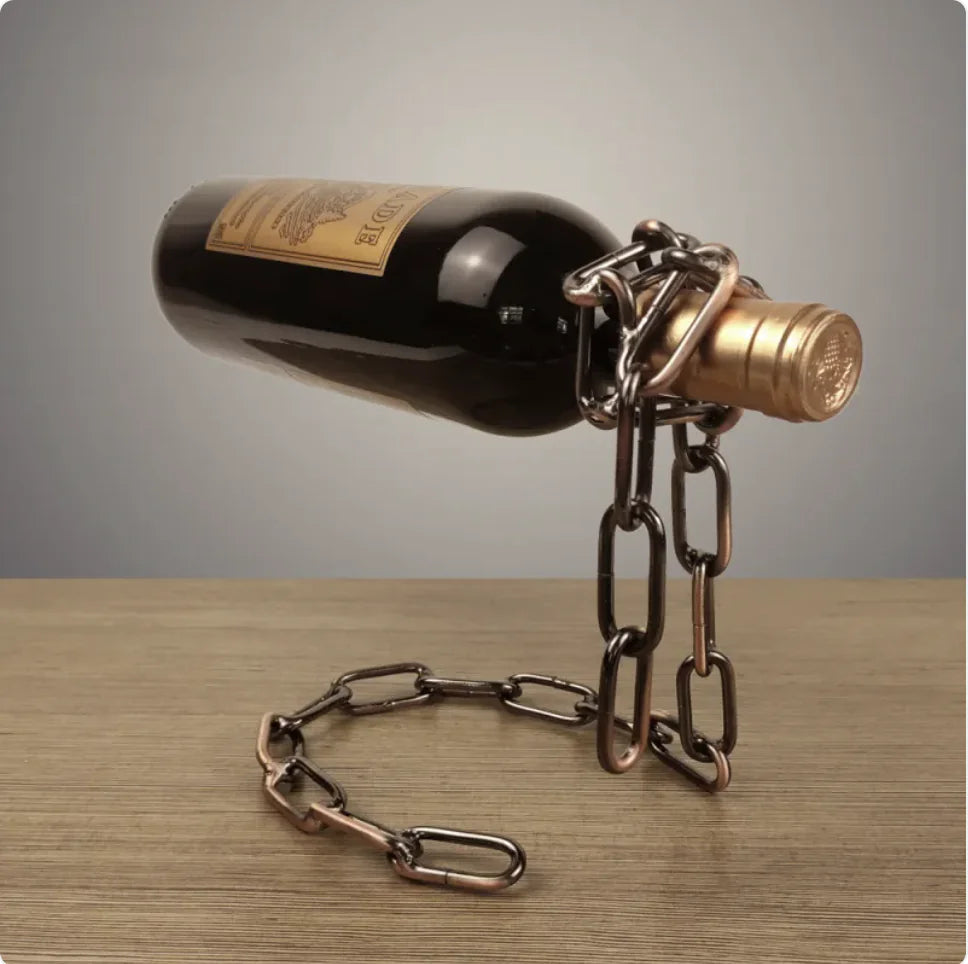 Wine Rack Metal Suspension Chain Holder