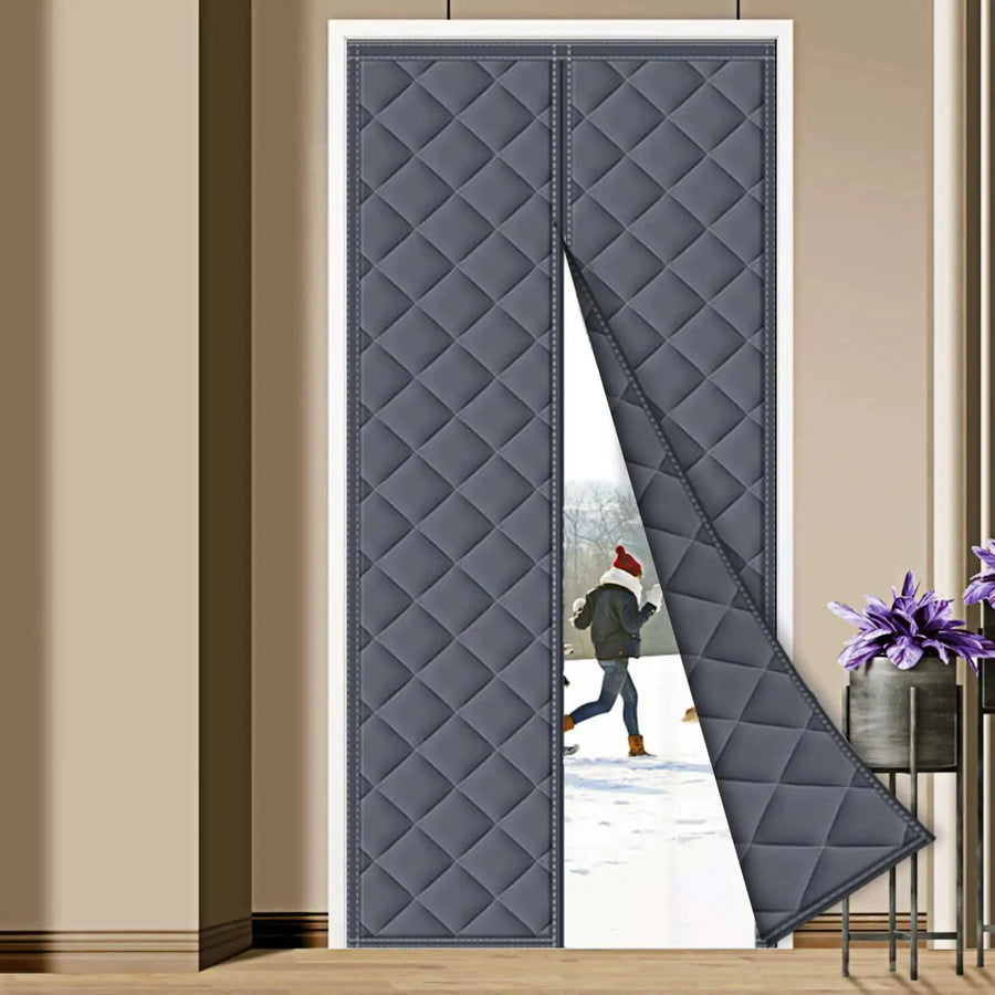 CozyShield Magnetic Door Drapes
