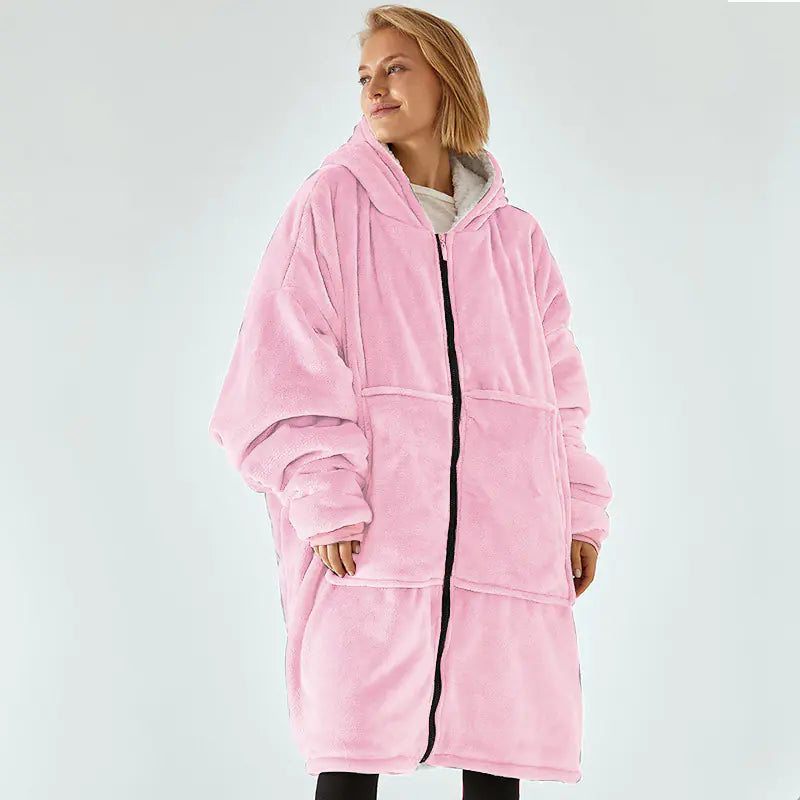 Plush Comfort Hooded Blanket