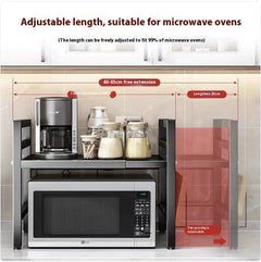 Expandable Kitchen Microwave Rack