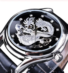Luminous Dragon Skeleton Men's Watch