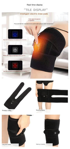 Smart Heated Knee Pads USB