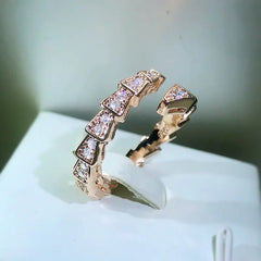 Chic Adjustable Serpent Ring