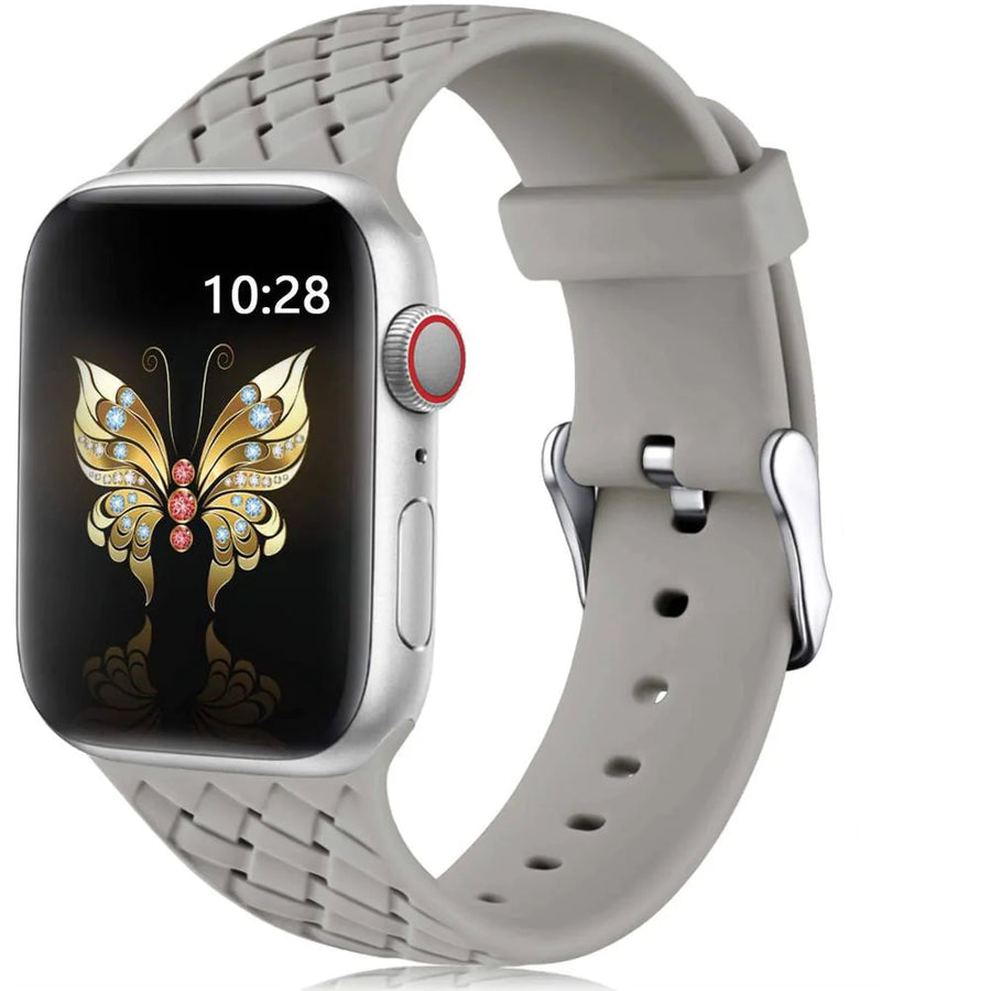 Braided Silicone Smartwatch Band