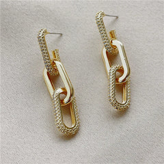 Micro Rhinestone Earrings