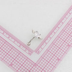 HeartWing Sparkle Belly Ring