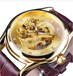 Luminous Dragon Skeleton Men's Watch