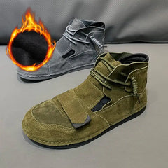 Men's High Top Velcro Shoes