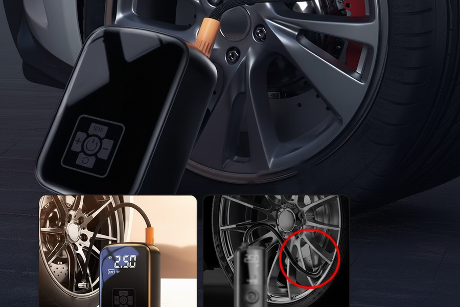Wireless Car Tire Inflator & Air Compressor