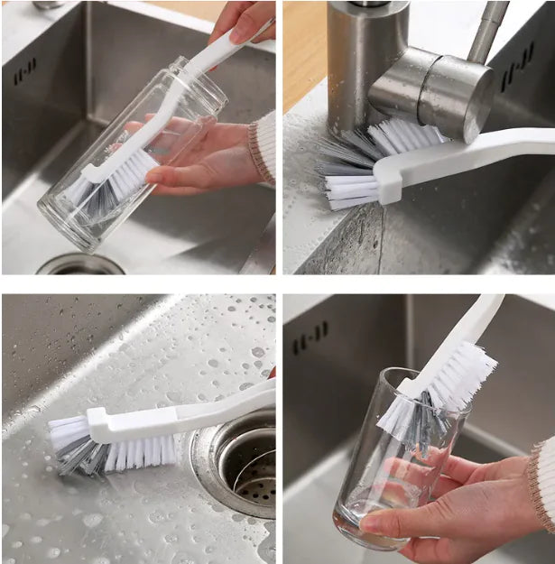 ErgoClean Long-Handle Kitchen Brush Kit