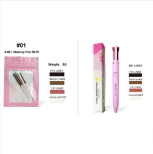 4-in-1 Multi-Use Makeup Brush