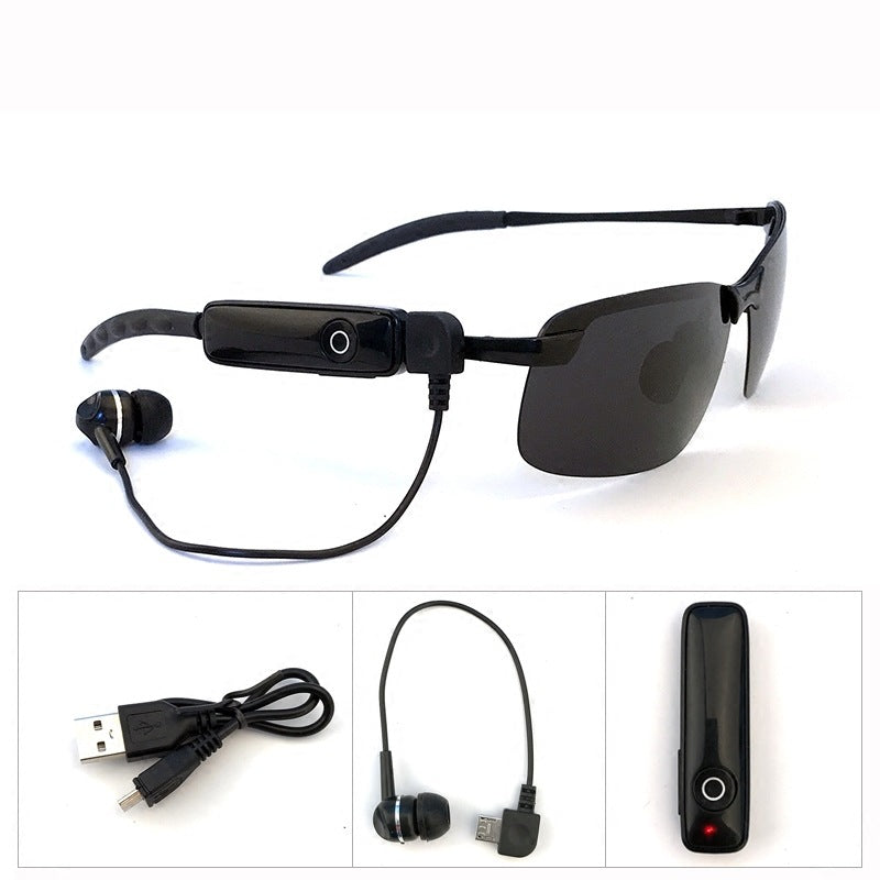 Smart Stereo Bluetooth Glasses with Polarized Lenses