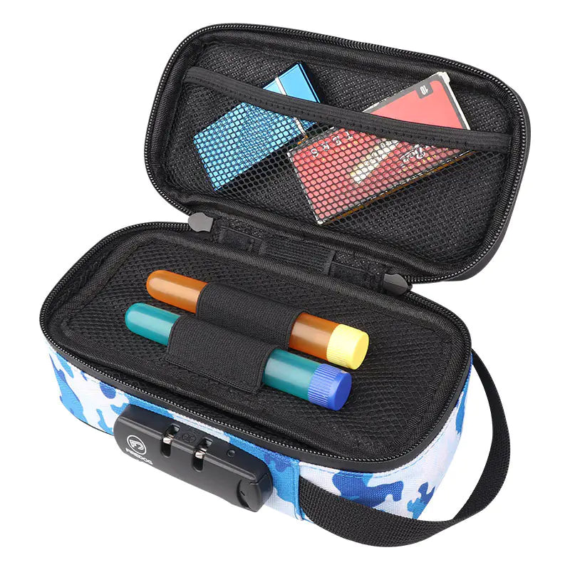 Secure Odor-Shield Travel Pouch with Lock