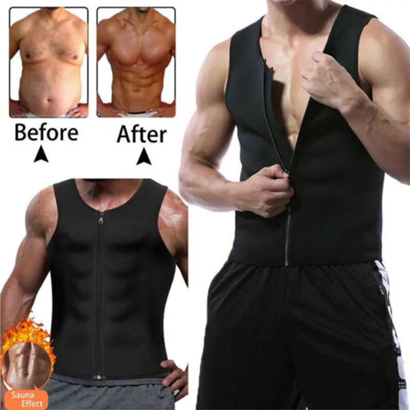 Men's Sculpting Neoprene Sauna Vest