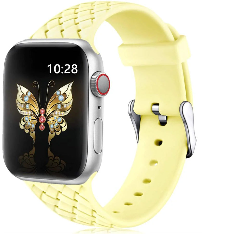 Braided Silicone Smartwatch Band