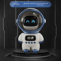 Bluetooth Smart AI Interactive Speaker Clock with Card Slot