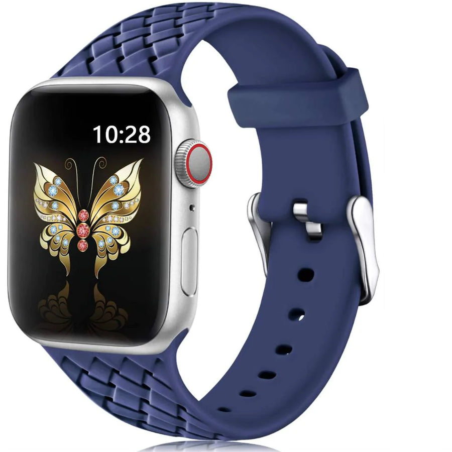 Braided Silicone Smartwatch Band